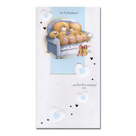 Husband Anniversary Forever Friends Card